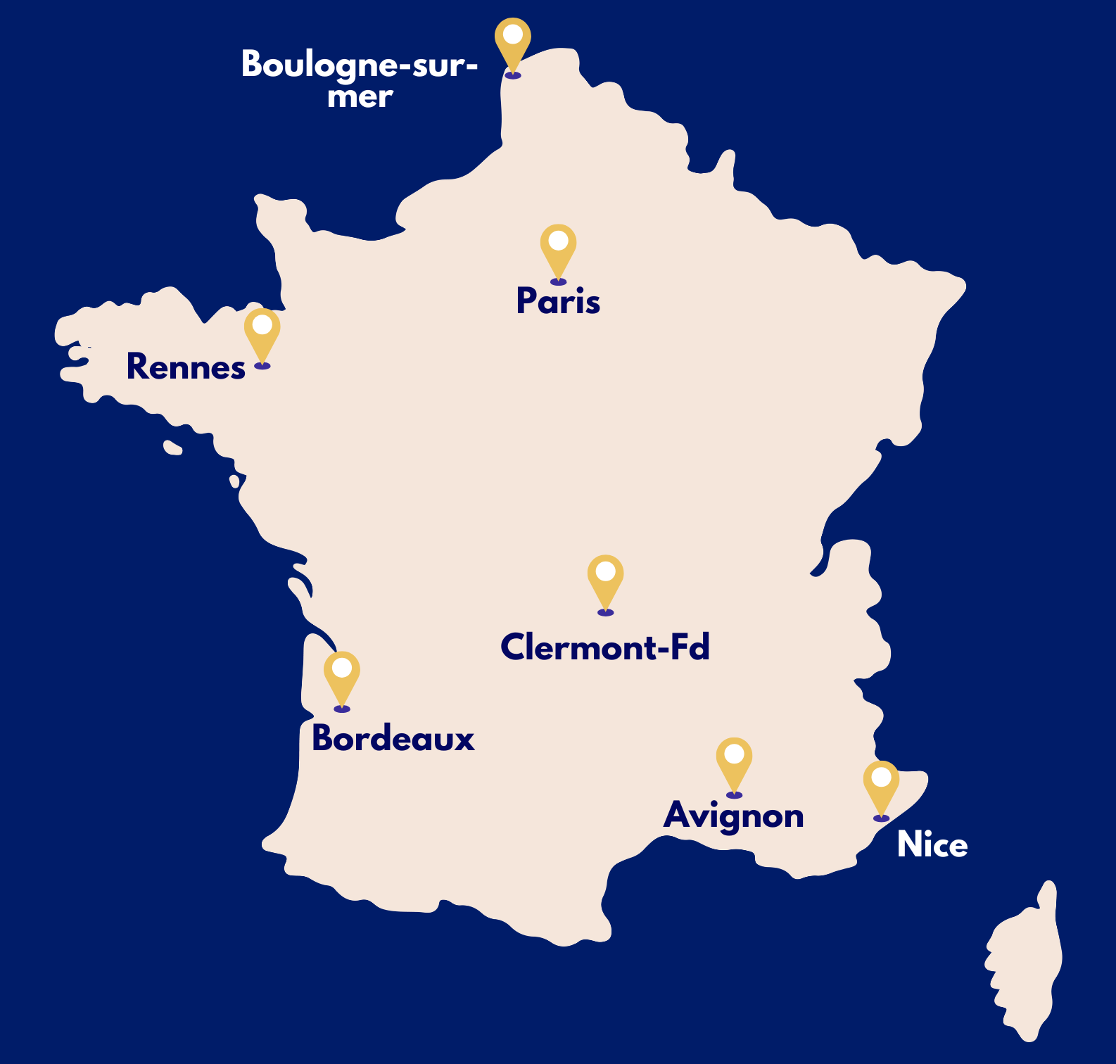 Affiche voyage vélo France Moderne minimaliste jaune beige-2