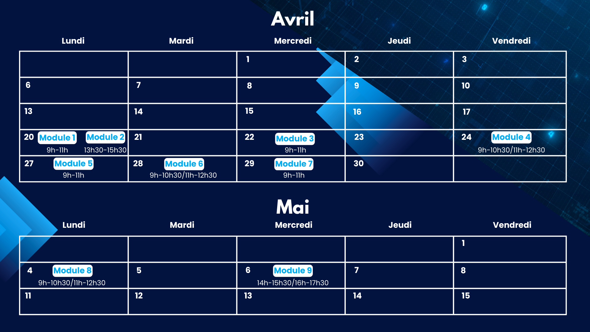 Calendrier déclaration fiscale (2)